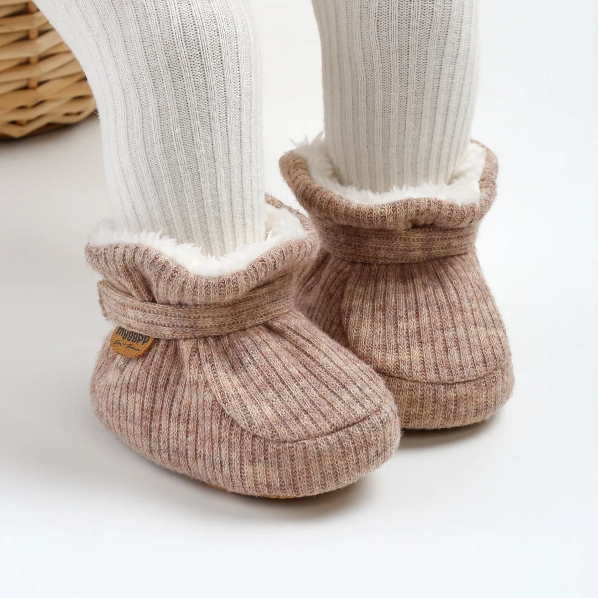 Fluffy Ribbed Slippers | Various Colours - Image 10