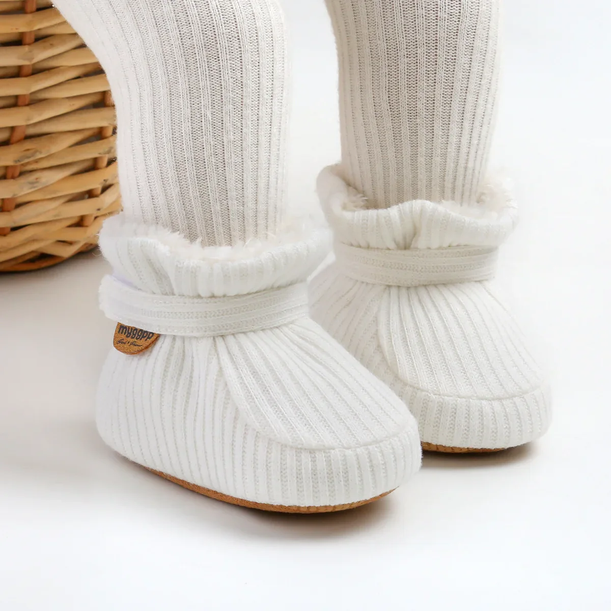 Fluffy Ribbed Slippers | Various Colours - Image 12