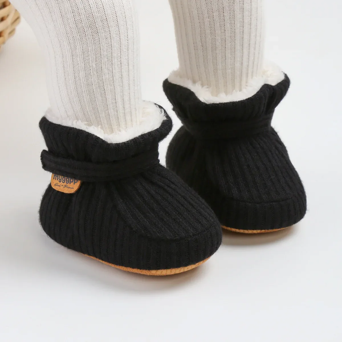 Fluffy Ribbed Slippers | Various Colours - Image 9