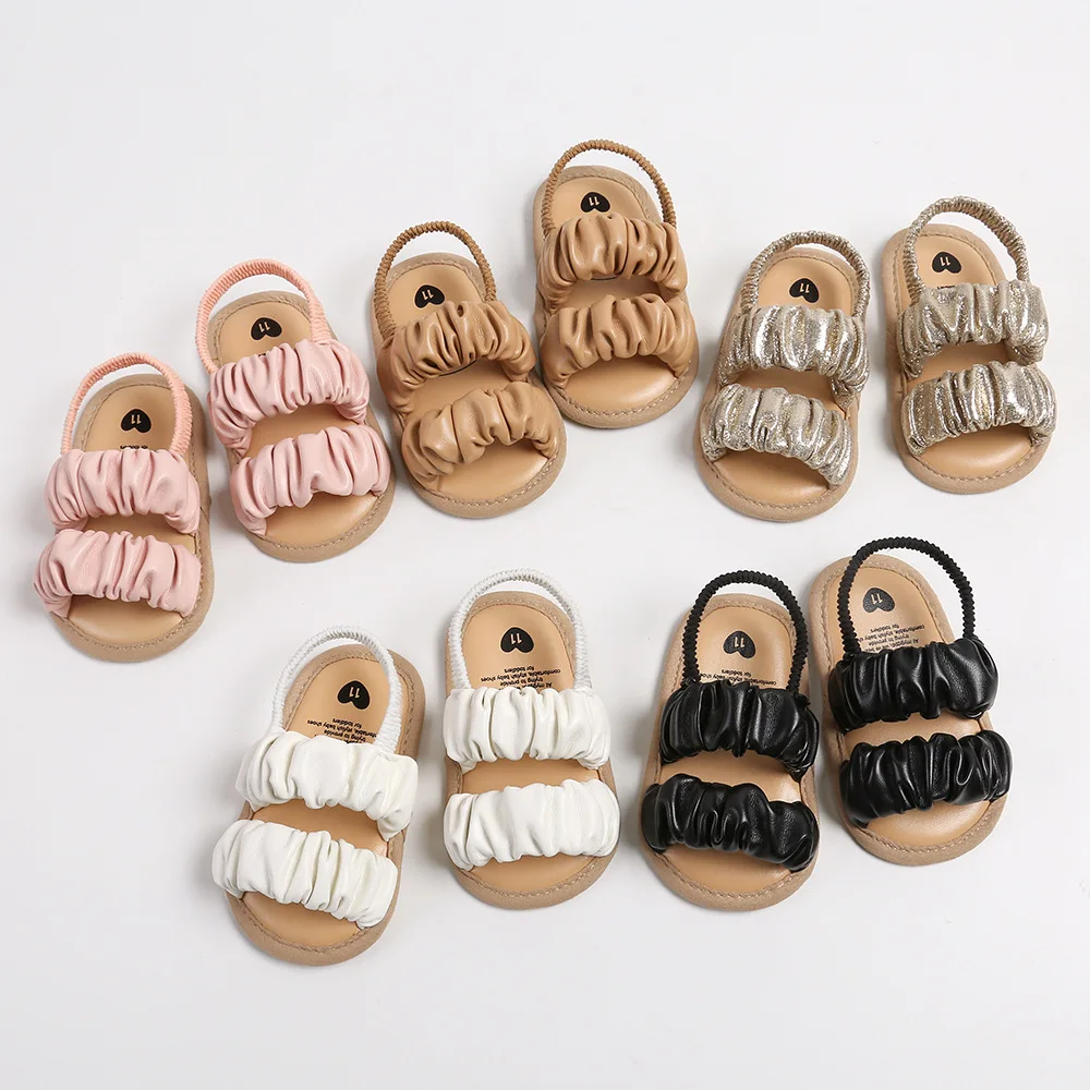 Scrunch Strap Sandals | Various Colours - Image 2