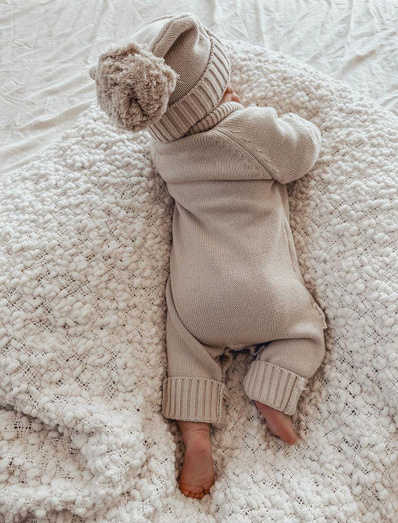 3 Little Crowns - Knitted Beanie | Mushroom - Image 2