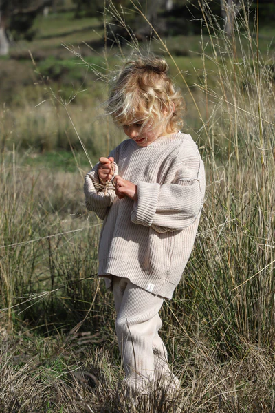 All Fenix - Mini Rib Knit Pants | Clay - Image 3