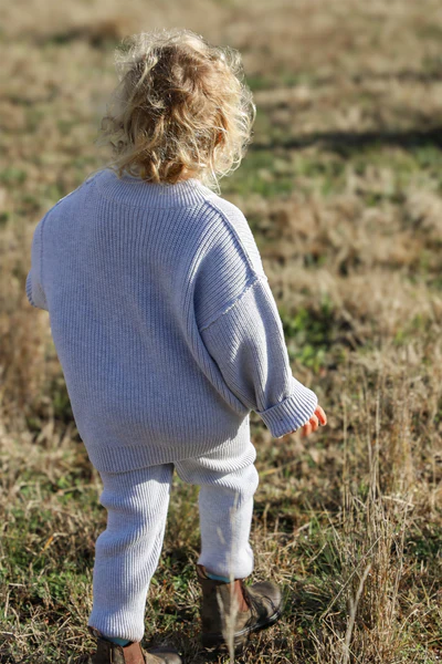 All Fenix - Mini Rib Knit Pants | White marle - Image 2