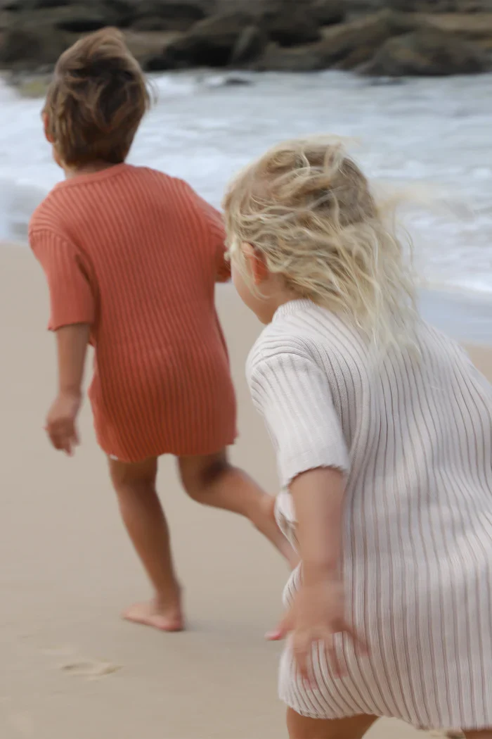 All Fenix - Mini Rib Knit Tee | Shell - Image 3