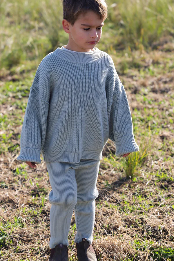 All Fenix - Mini Seam Knit Jumper | Sage - Image 2