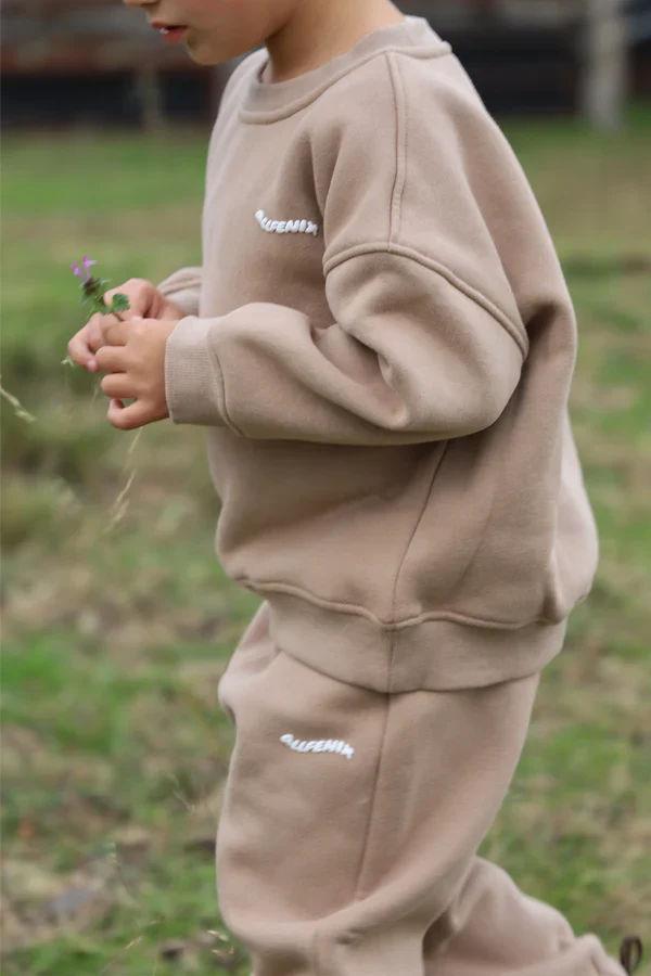 All Fenix - Mini Waves Crew Jumper | Hazelnut - Image 4