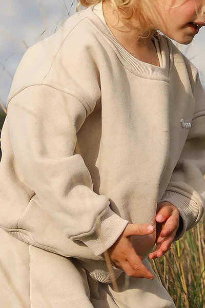 All Fenix - Mini Waves Crew Jumper | Stone - Image 4