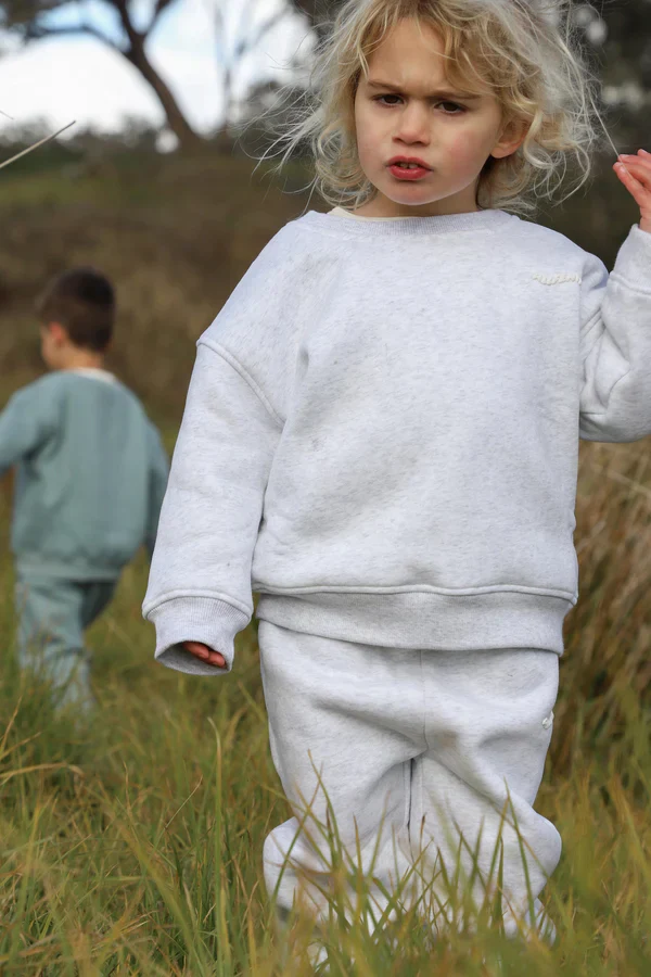 All Fenix - Mini Waves Track Pant | White Marle - Image 4