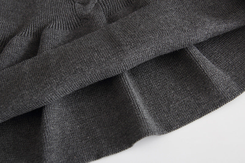 Anastacia Winter Dress | Charcoal - Image 2