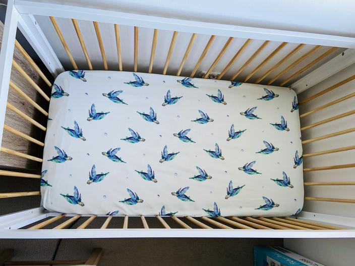 Anchor & Arrow - Cot Sheet | Sea Turtles - Image 3