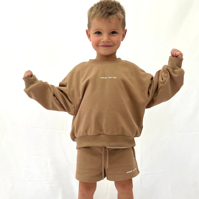 August & Tom - Sweat Crew | Caramel - Image 2