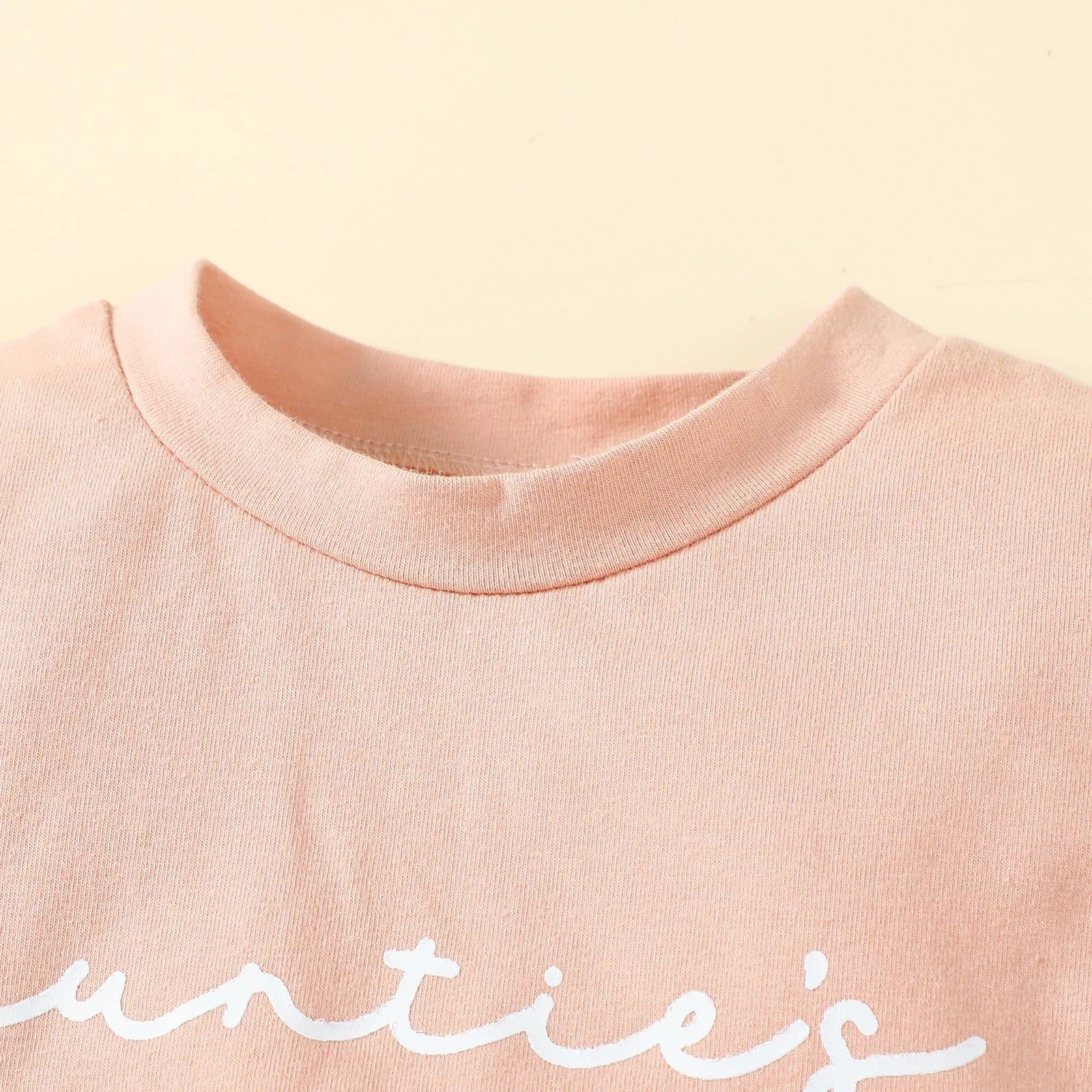 Auntie's Bestie Short Set | Peach - Image 2