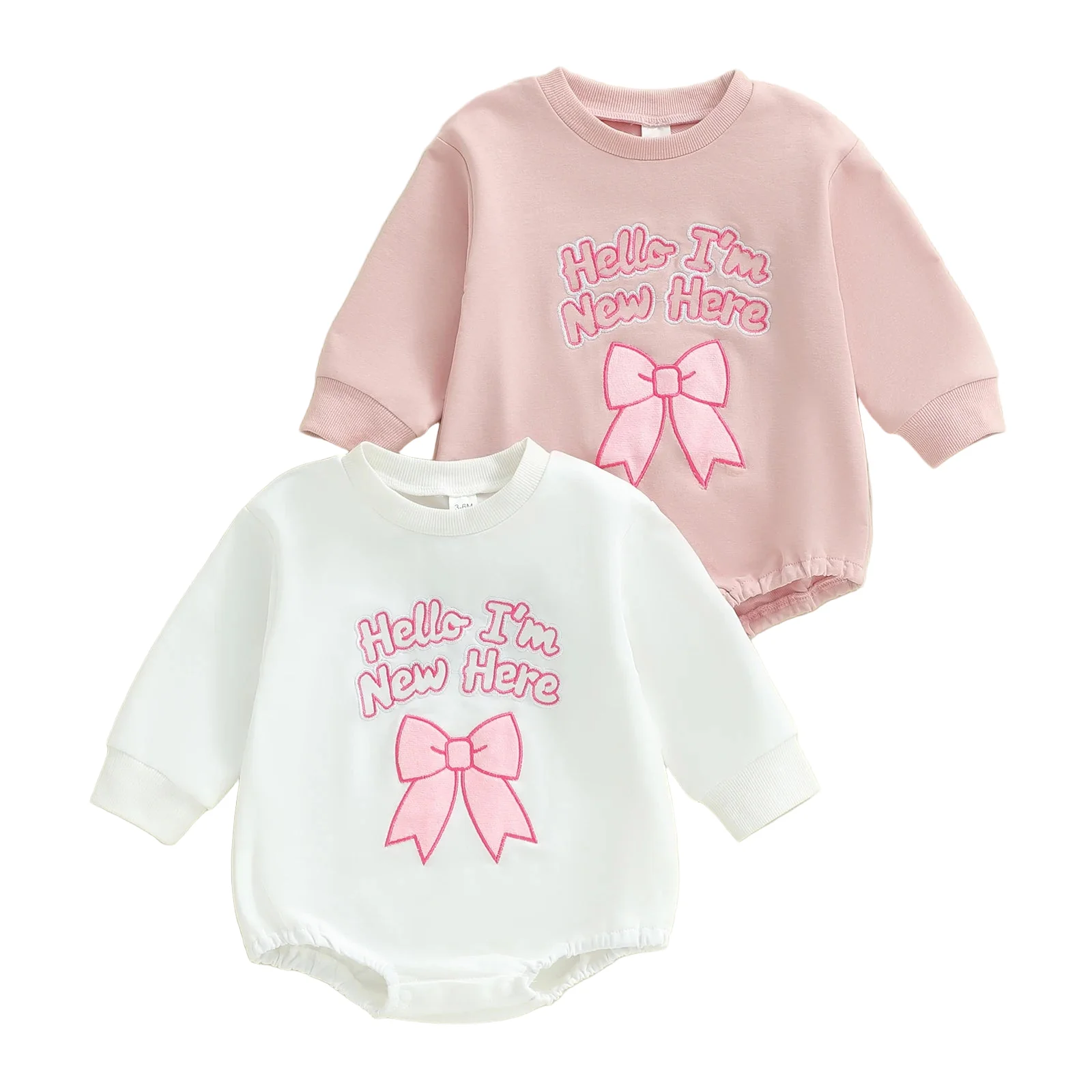 I'm New Here Romper | Pink - Image 2