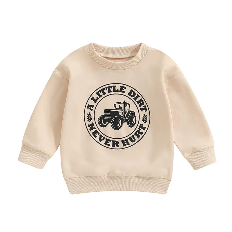 A Little Dirt Crew Top | Brown Or Beige - Image 2