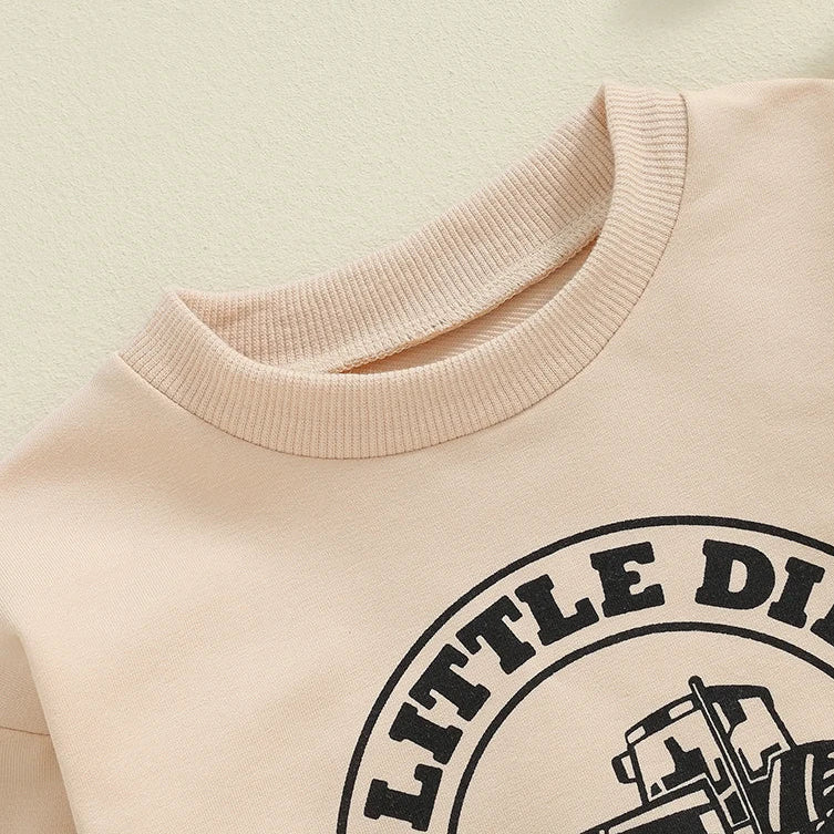 A Little Dirt Crew Top | Brown Or Beige - Image 5