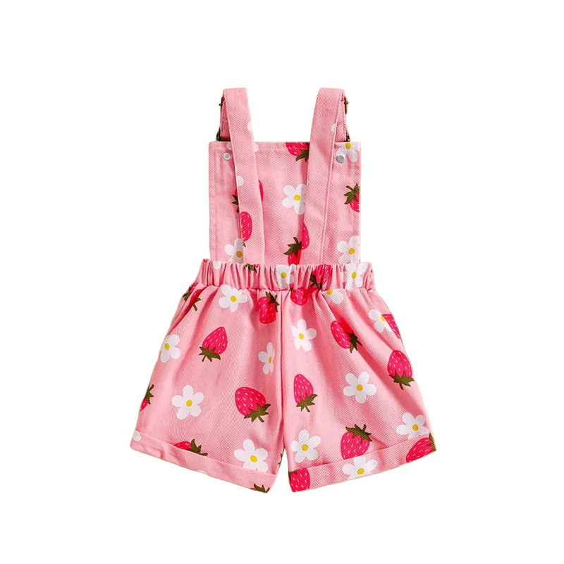 Kayla Floral Overalls | Pink - Image 2