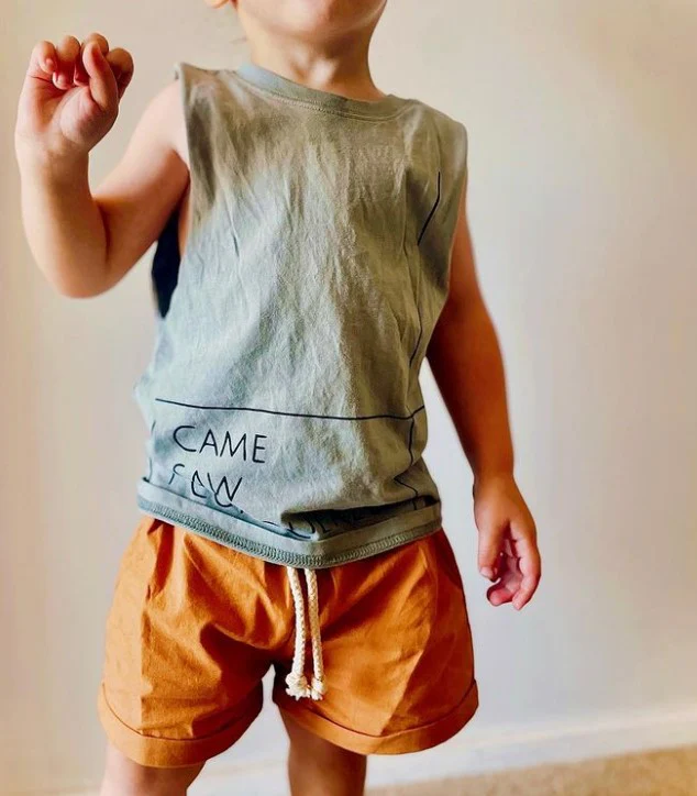 Basic Cotton Shorts | Brown - Image 2