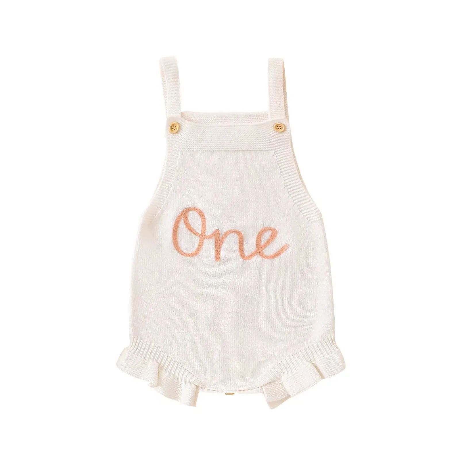 Birthday Knit Frilly Romper
