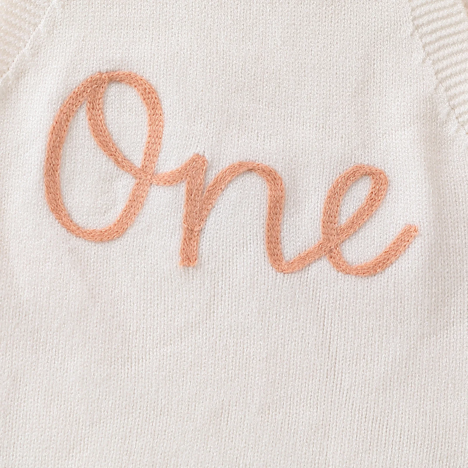 Birthday Knit Frilly Romper - Image 2
