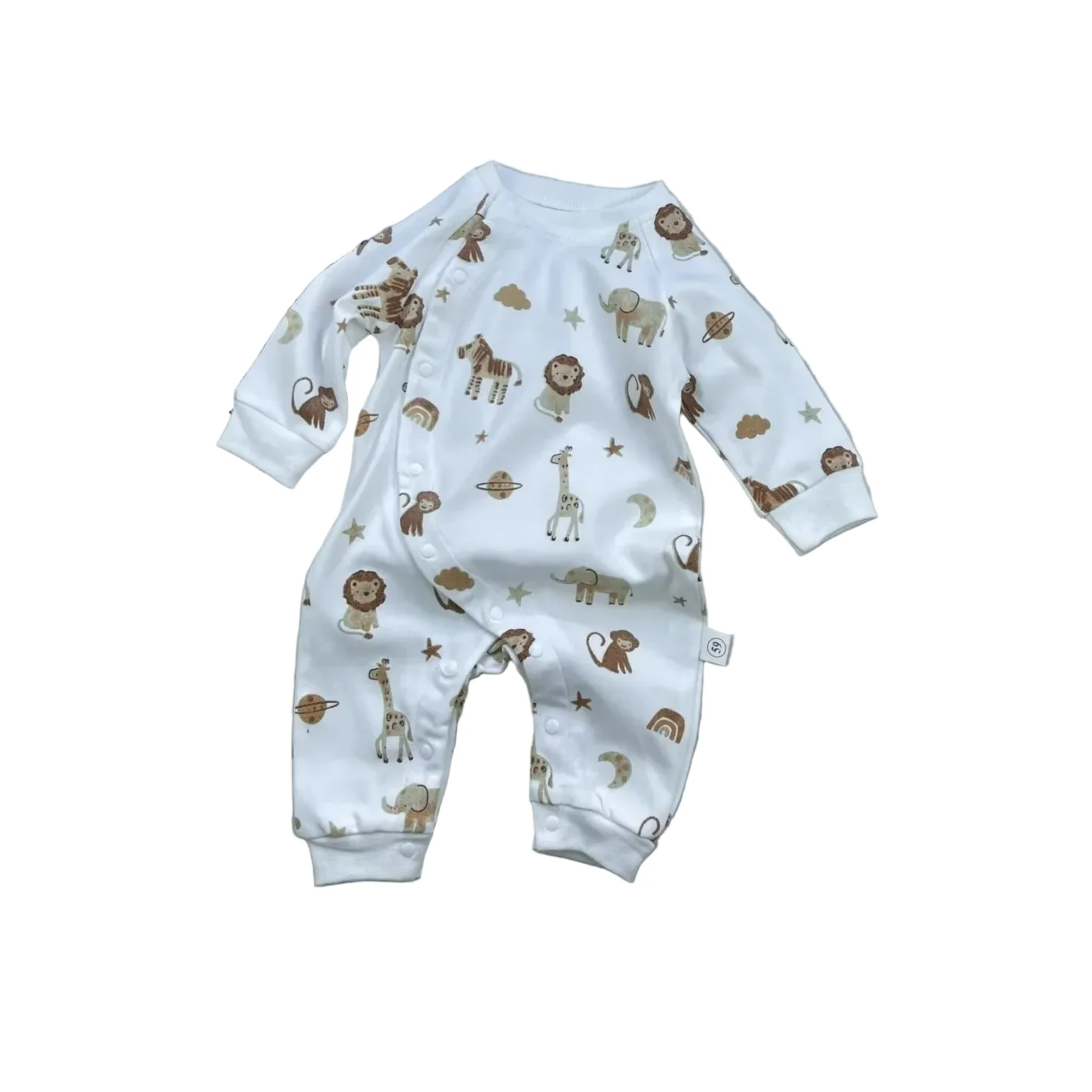 Snap Front Snuggle Romper | Various Patterns - Image 2