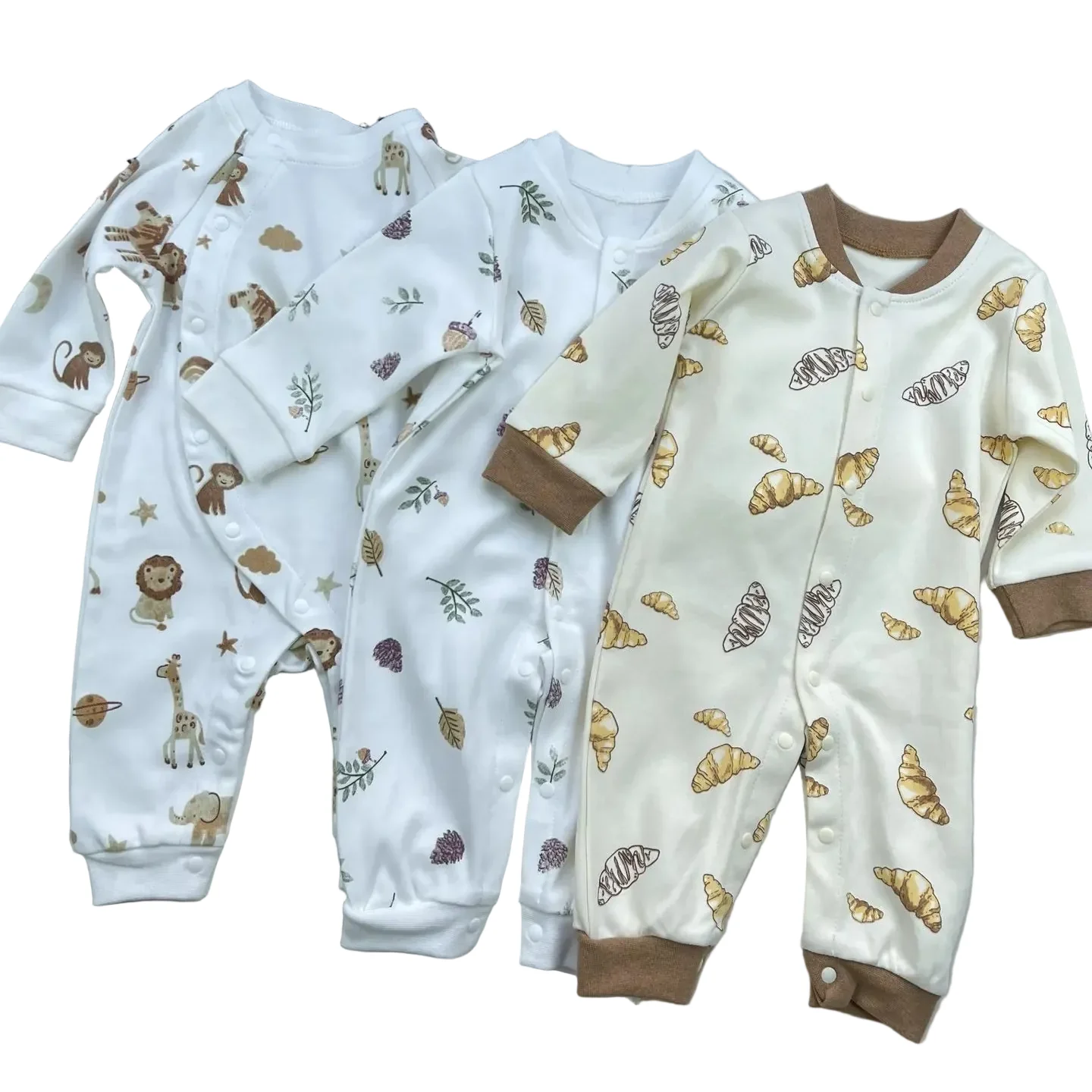 Snap Front Snuggle Romper | Various Patterns - Image 5