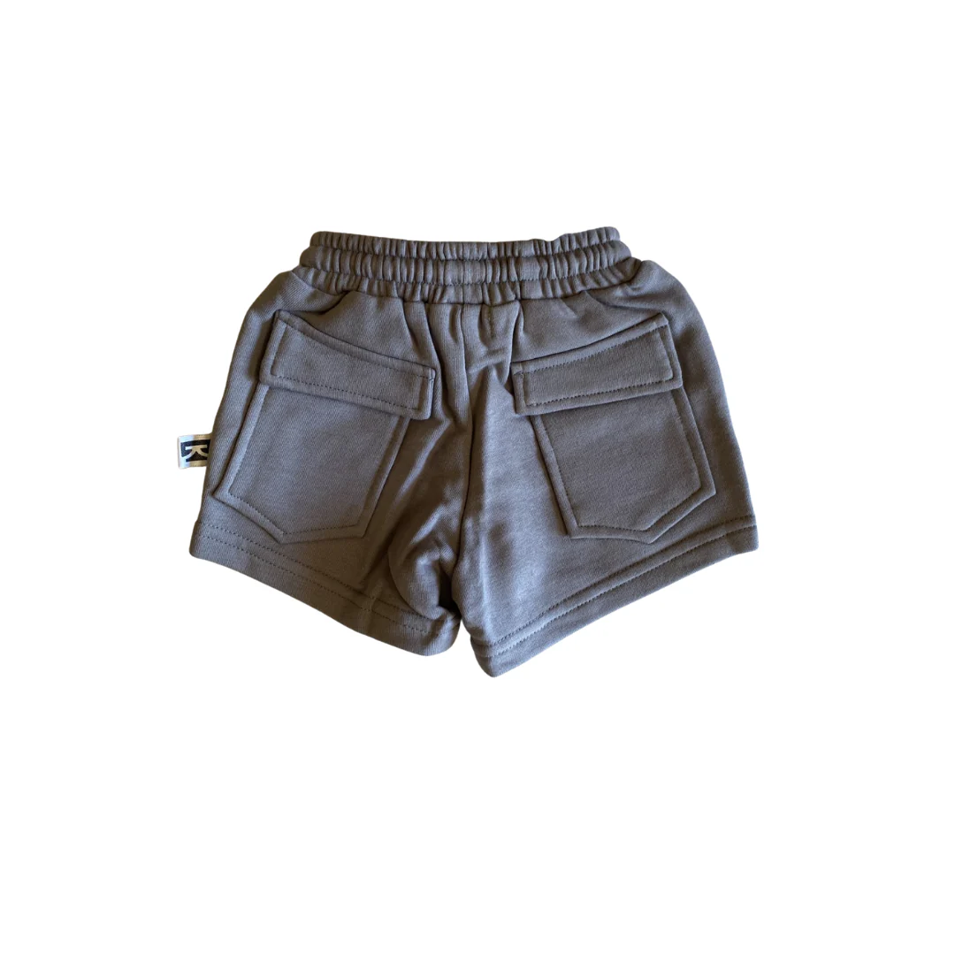 Carrington Kids - Track Shorts | Grey *CLEARANCE* - Image 2