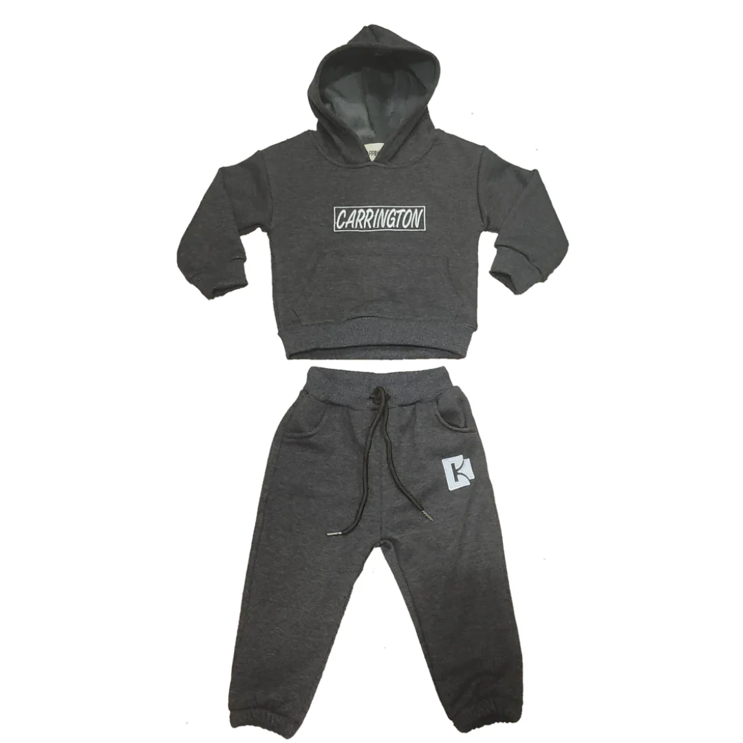 Carrington Kids - Tracksuit Set | Charcoal *CLEARANCE*