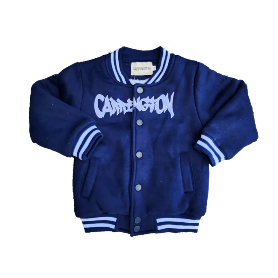 Carrington Kids - Varsity Jacket | Navy *CLEARANCE*