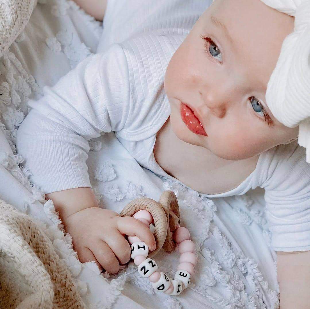 CMC GOLD - Personalised Hex & Silicone Teether - Image 2