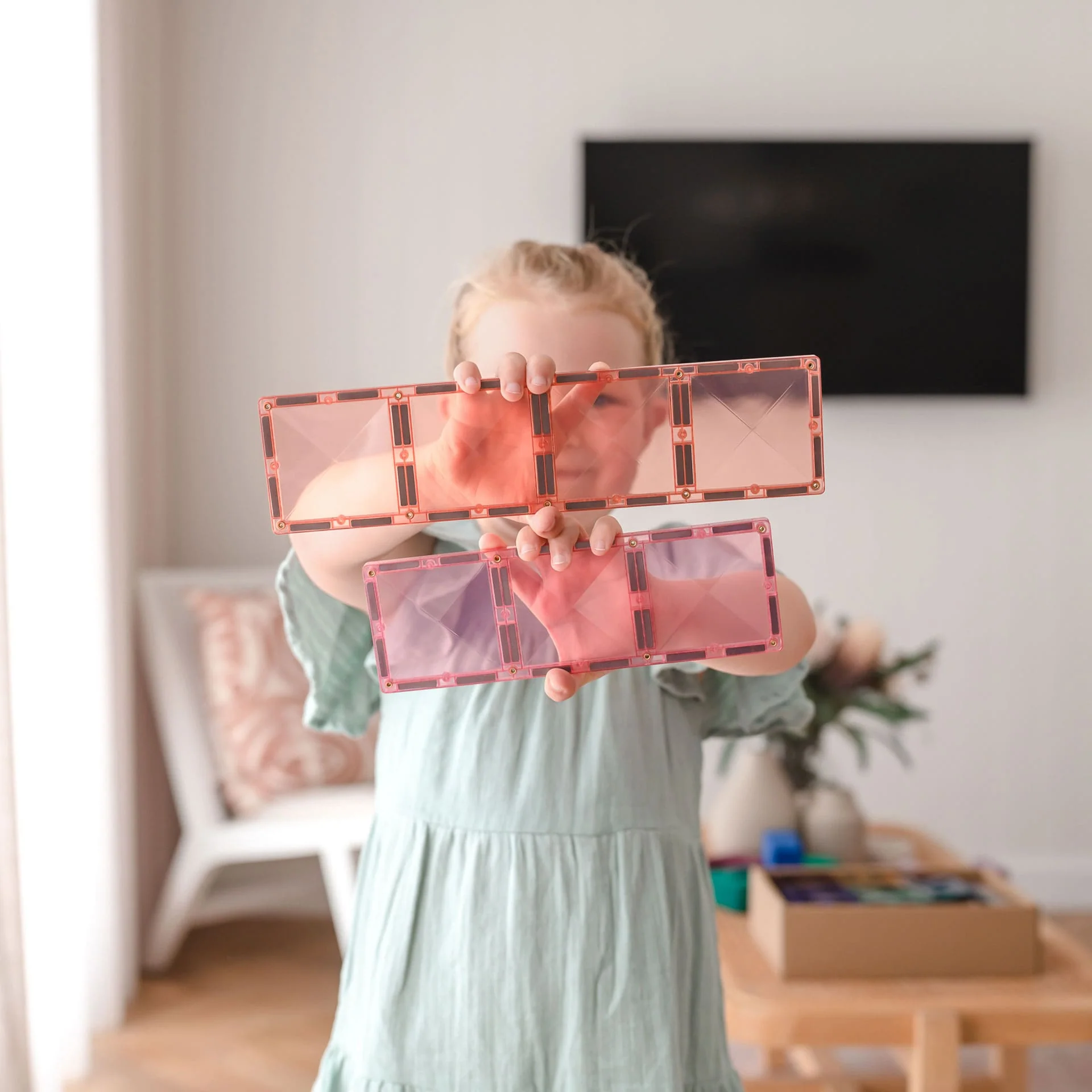 Connetix Tiles - 24 Piece Pastel Rectangle Pack - Image 2
