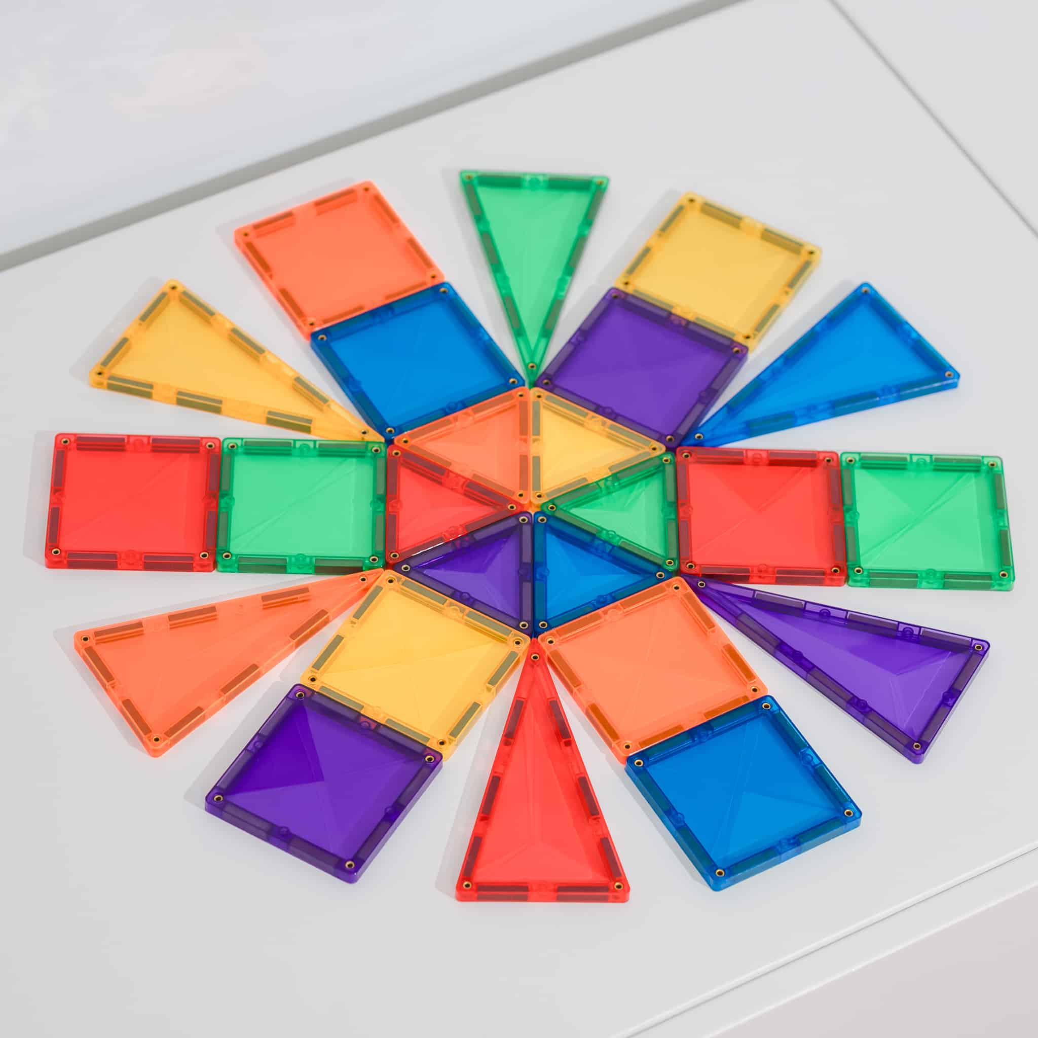 Connetix Tiles - 24 Piece Rainbow Mini Pack - Image 3