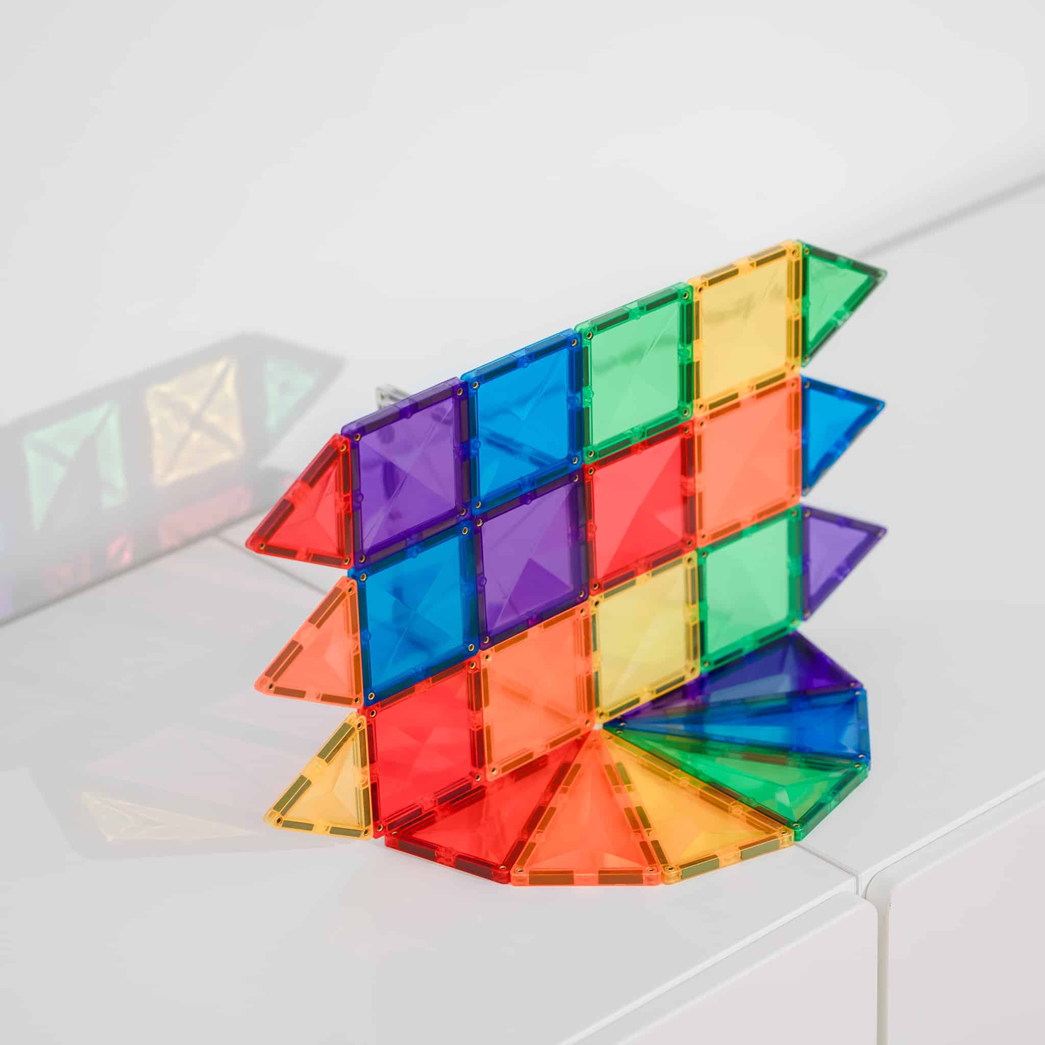 Connetix Tiles - 24 Piece Rainbow Mini Pack - Image 4