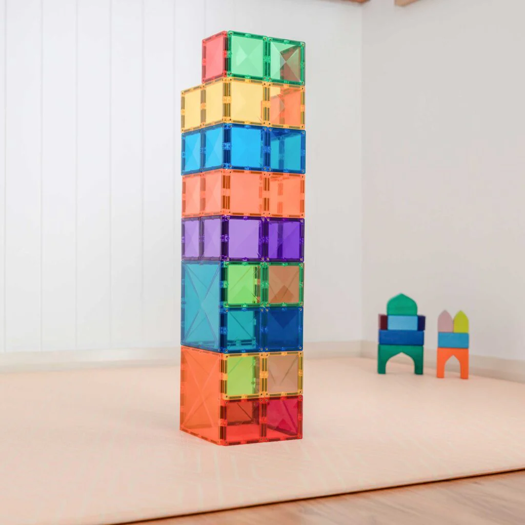 Connetix Tiles - 42 Piece Rainbow Square Pack - Image 3