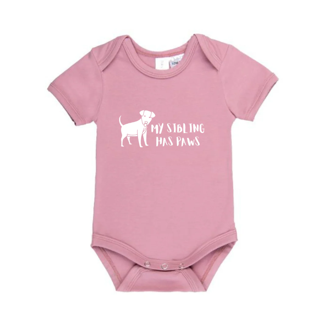 MLW By Design - Sibling Has Paws Bodysuit | Various Colours - Image 2