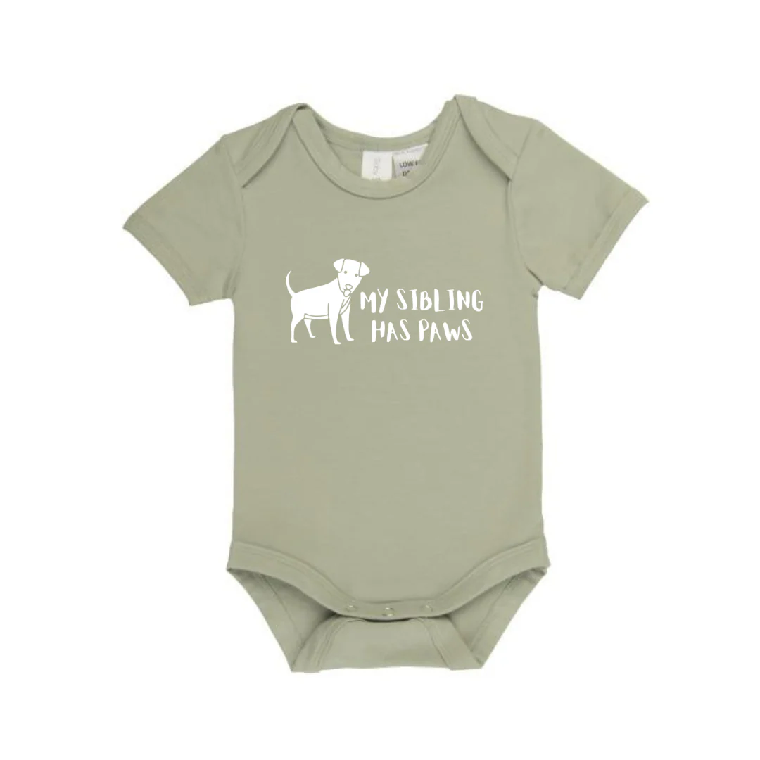 MLW By Design - Sibling Has Paws Bodysuit | Various Colours - Image 3