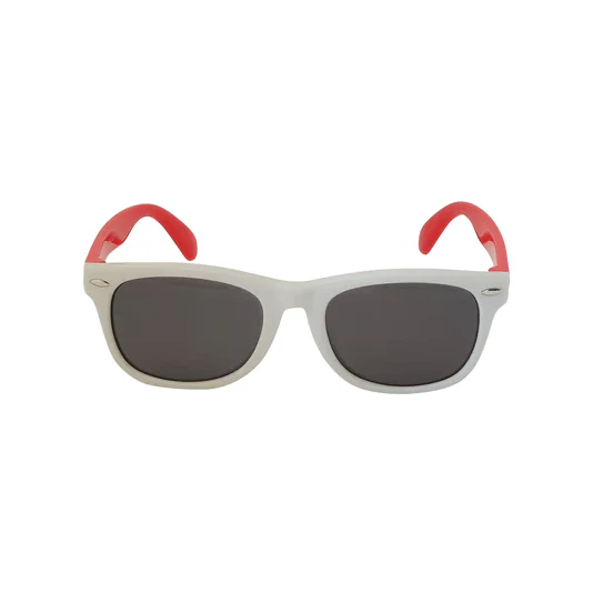 Cruzy Crowns - KIDS SUNGLASSES - WHITE/ RED - Image 2