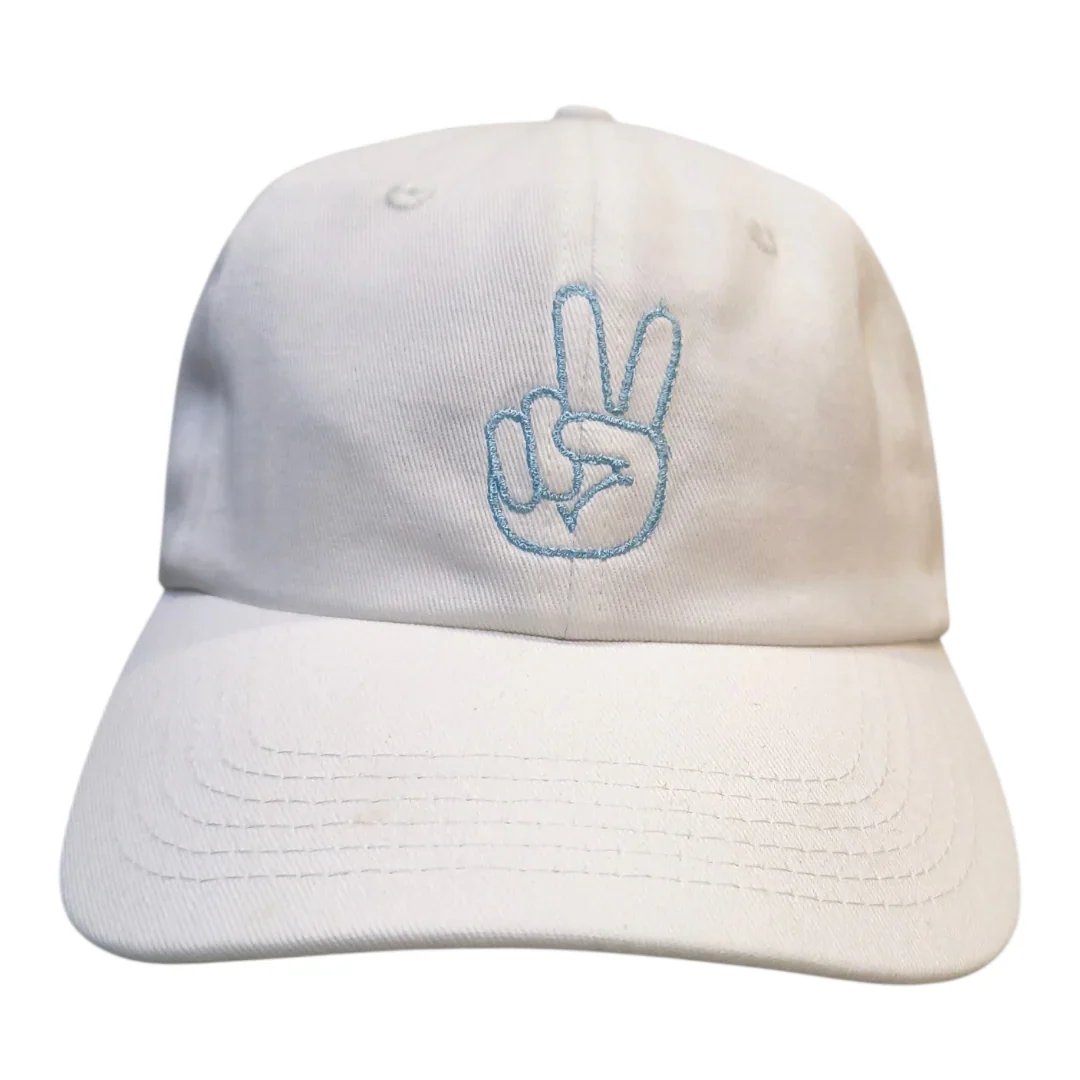 Cubs & Co - Peace White Cap - Image 2