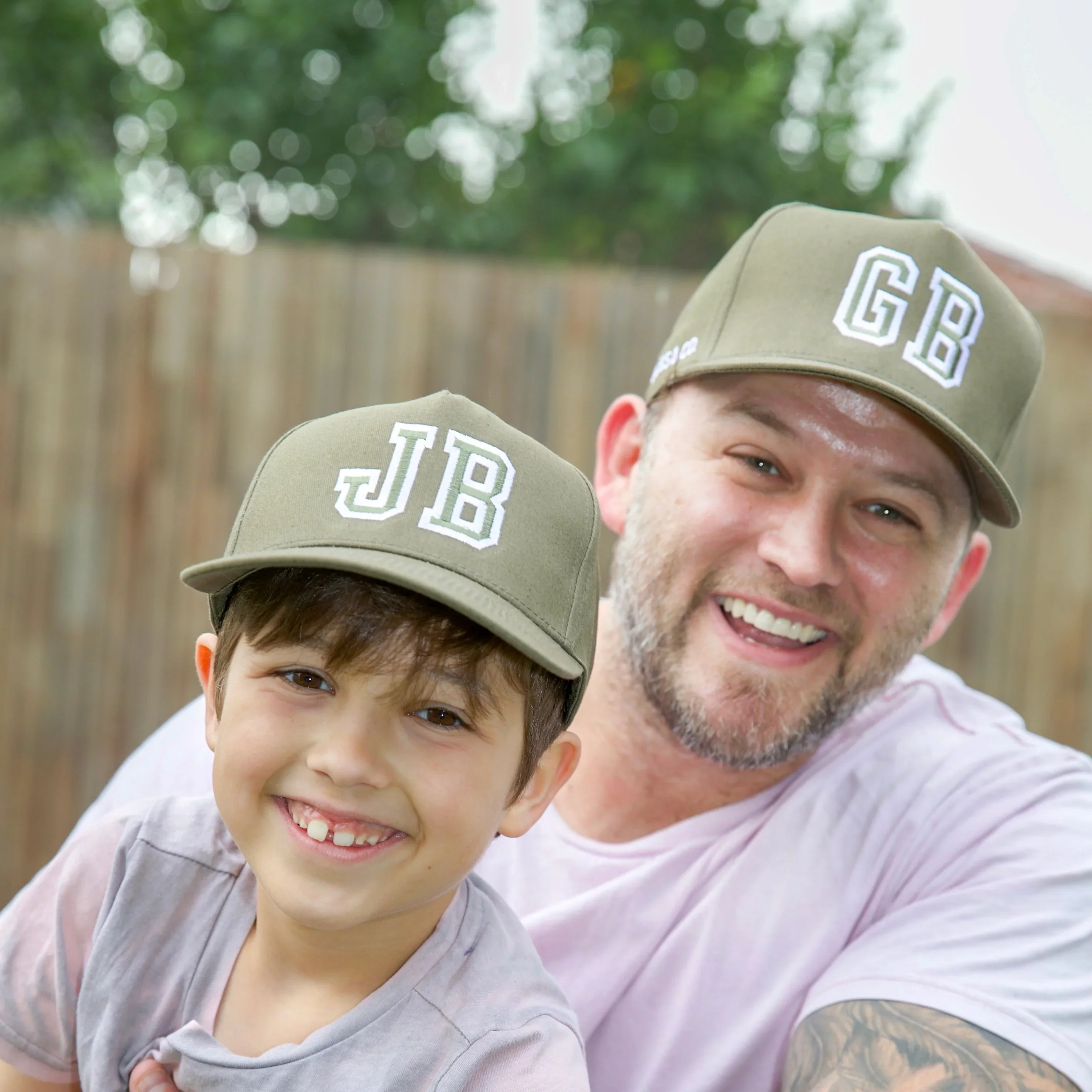 Cubs & Co - PERSONALISED OLIVE W/ INITIALS | ATHLETIC GREEN PRINT - Image 2