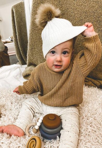 Cuddly Knit Sweater | Cement - Image 3