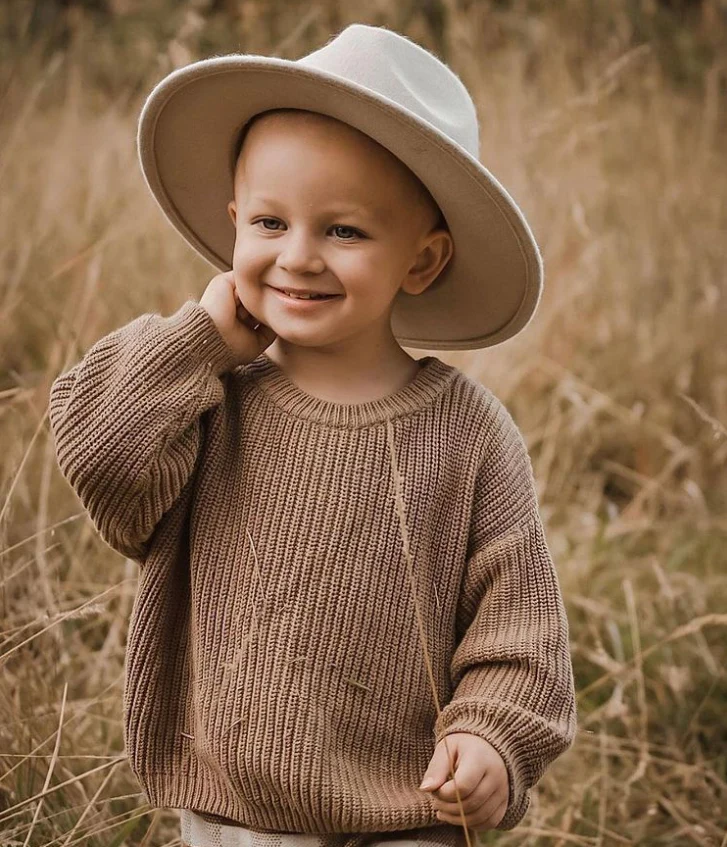 Cuddly Knit Sweater | Rust - Image 4