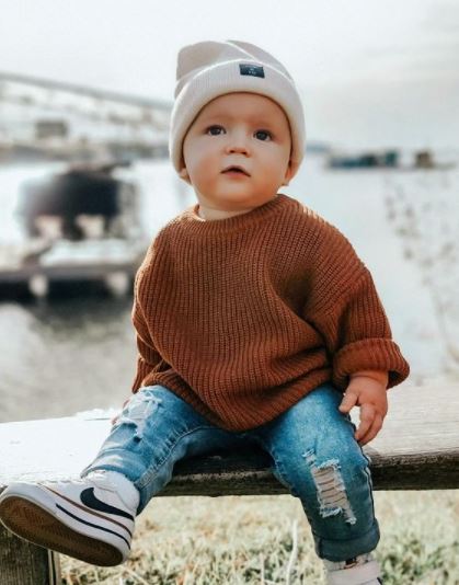 Cuddly Knit Sweater | Rust - Image 7