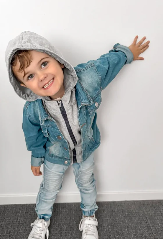 Denim Hoodie Jacket - Image 3