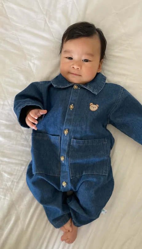 Denim Teddy Romper | 2 Colours - Image 3