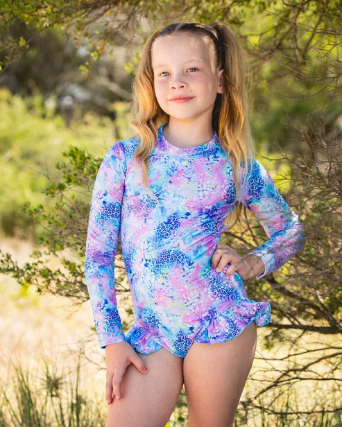 Fernleigh Avenue - Marli Blue Open Back Swimsuit - Image 5