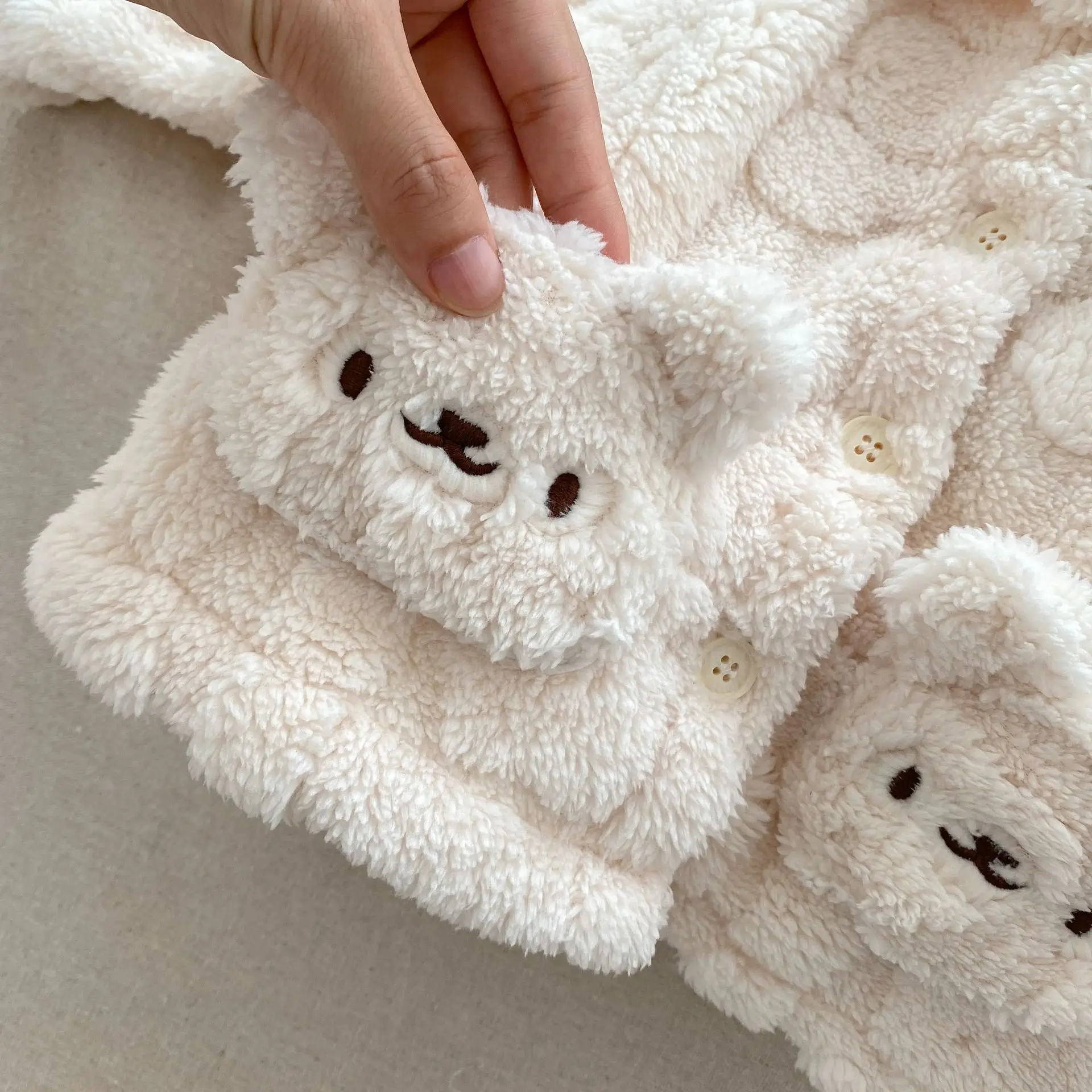 Fluffy Teddy 2 Piece Set | 3 Colours - Image 3