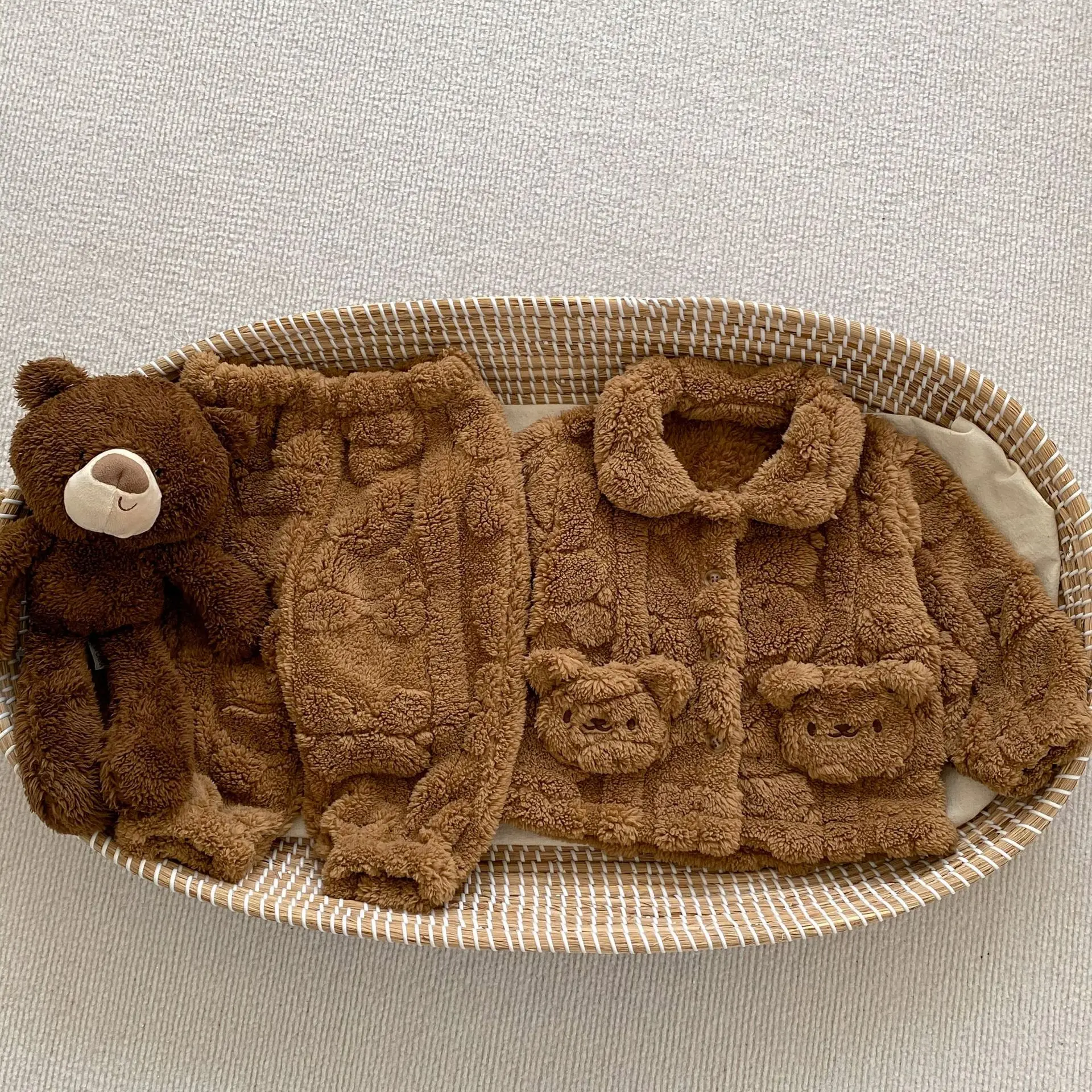 Fluffy Teddy 2 Piece Set | 3 Colours - Image 9
