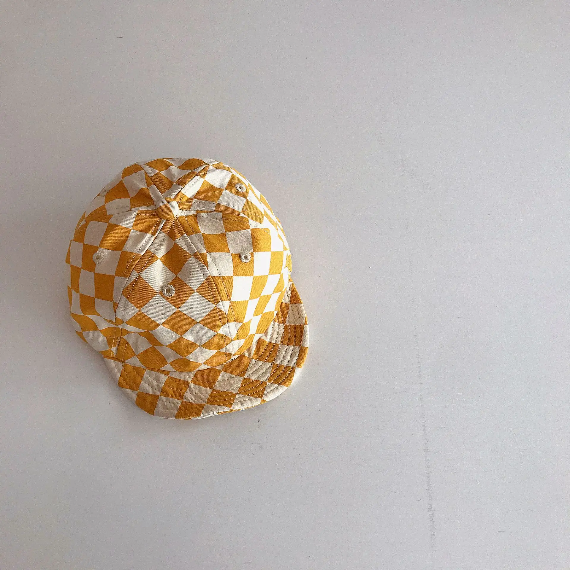 Checkered Soft Cap | Various Colours - Image 3