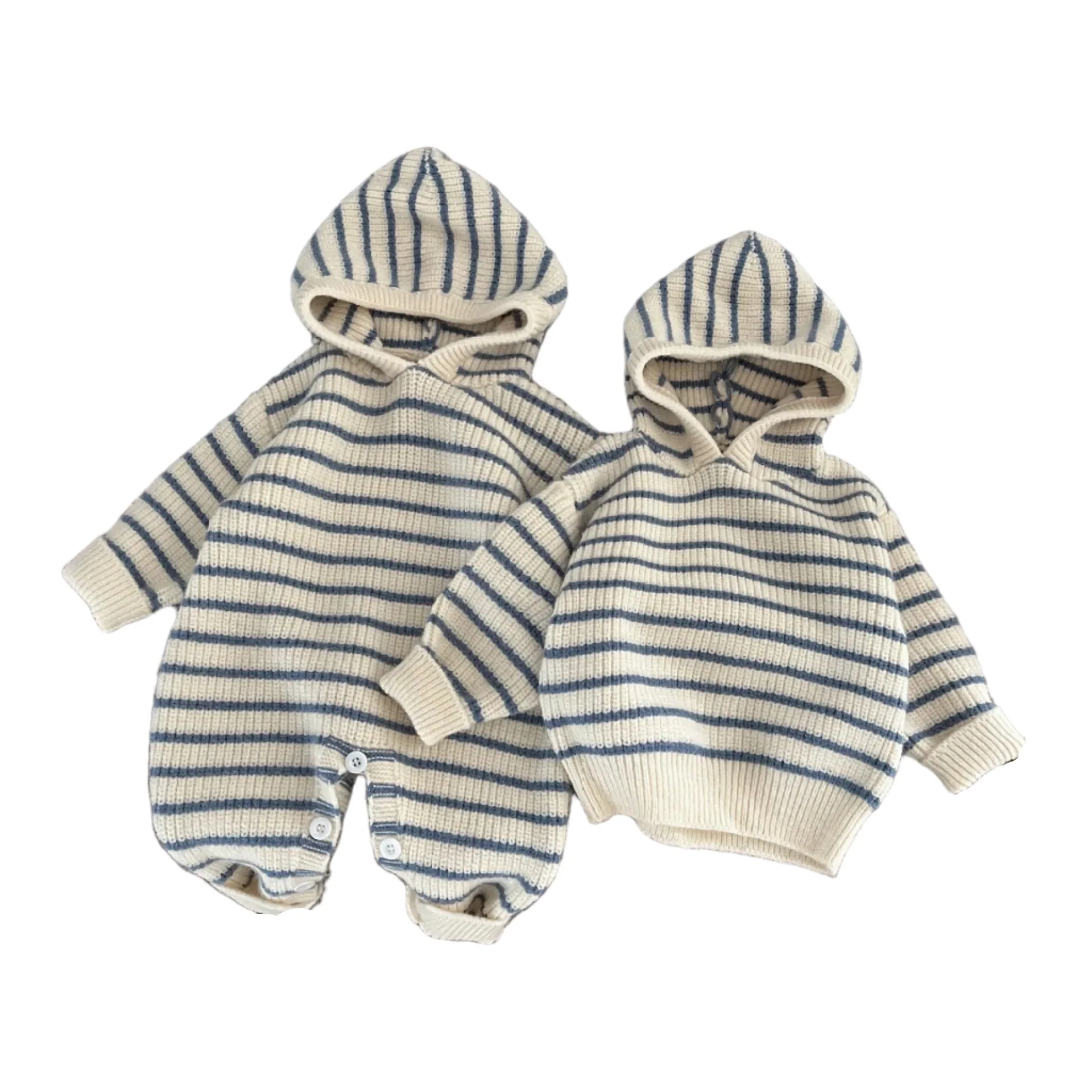 Knit Striped Romper or Jumper