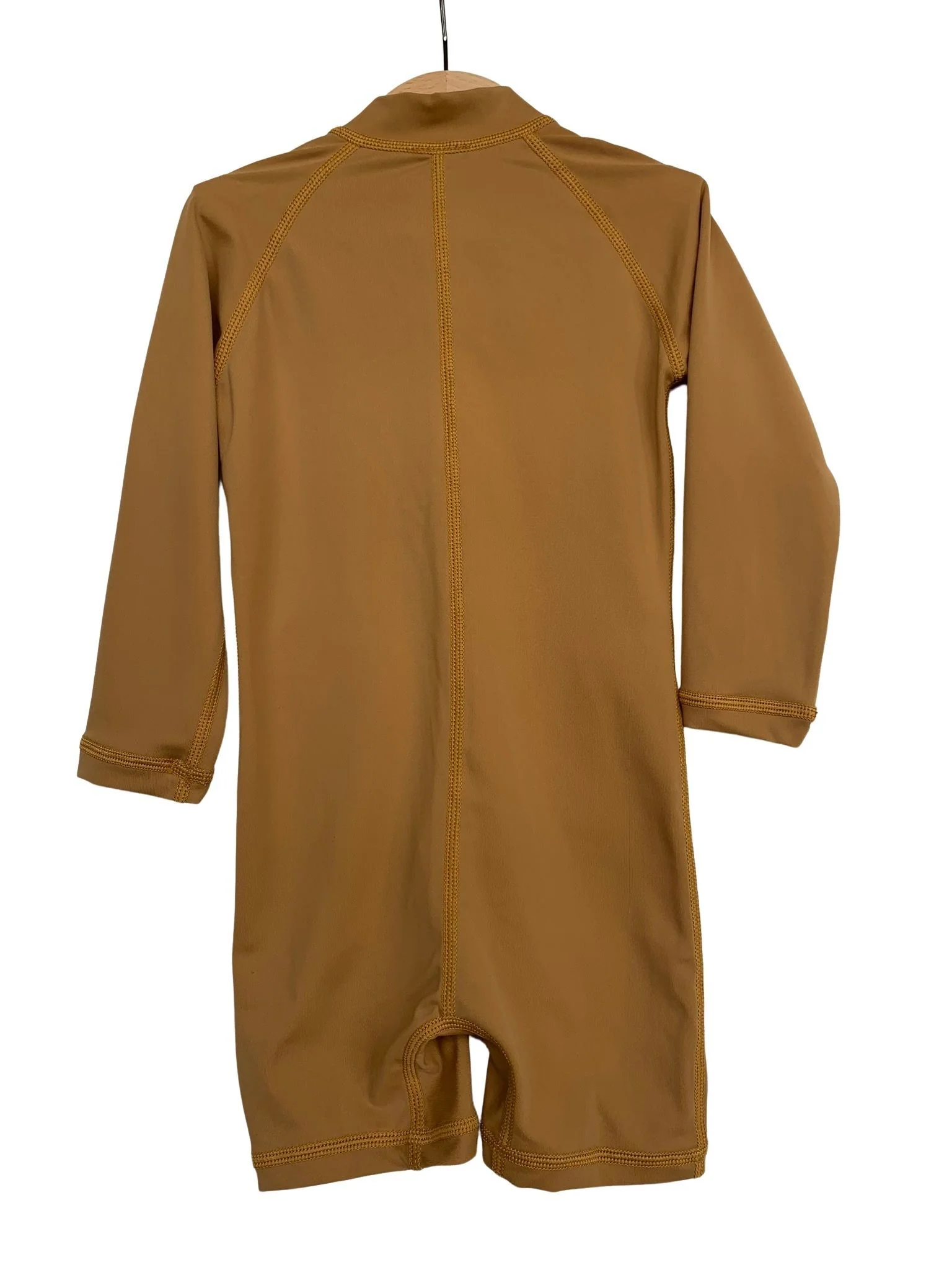 Kicky Swim - One Piece Rashguard Suit | Golden Mustard - Image 2