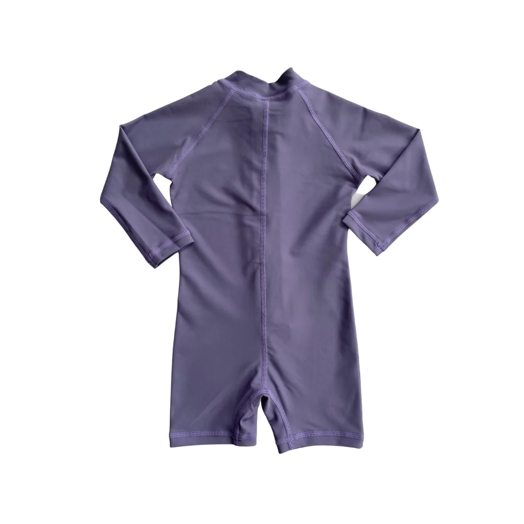Kicky Swim - One Piece Rashguard Suit | Lavender - Image 3
